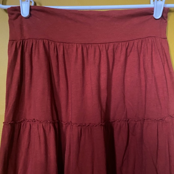 Prana Rust colored Lace Skirt - Picture 4 of 5